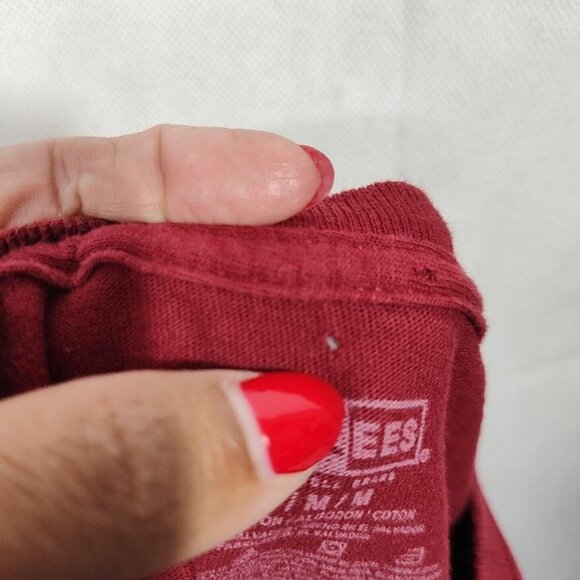 Jerzees Motorcycle Sturgis Ride T-Shirt Bike Rally Men Women Size M Red 2014 - Picture 6 of 6